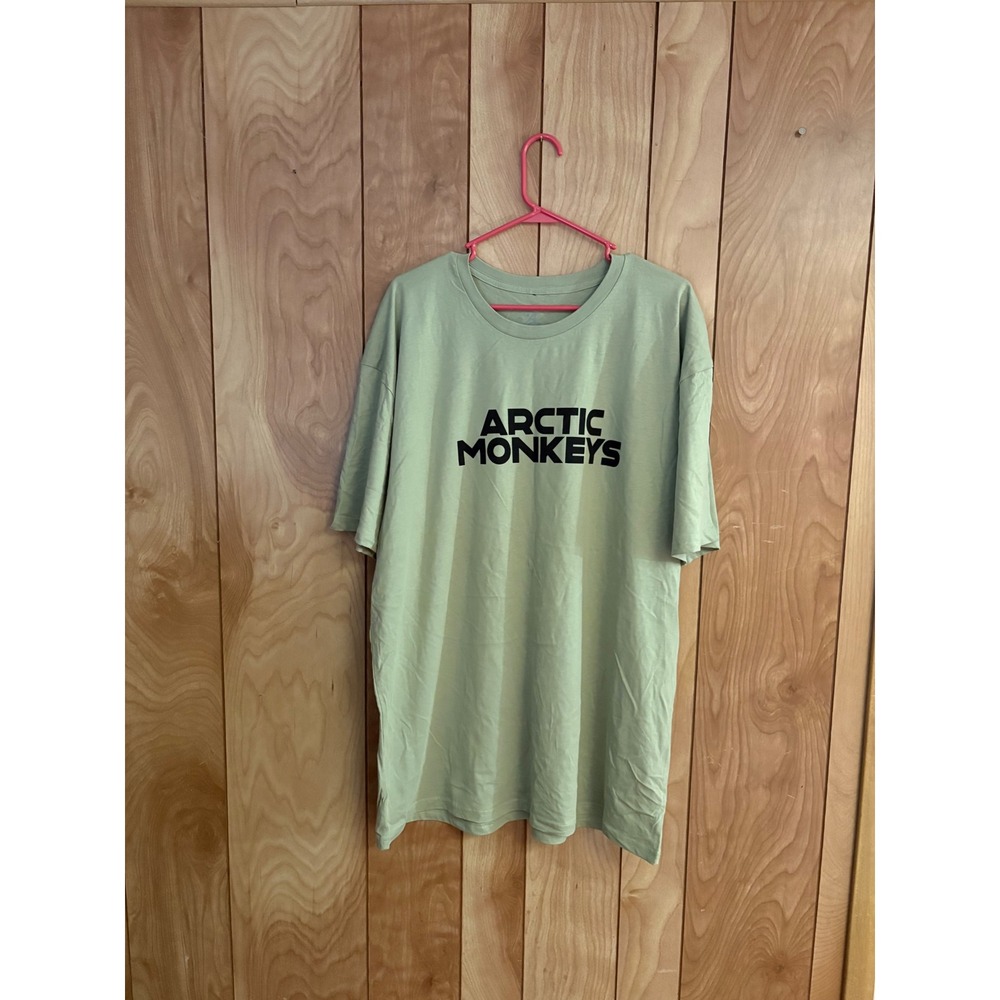 Arctic Monkeys North American Tour 2023 T-Shirt Sage Green Mens XXXL 3X Concert